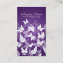 Search for purple butterfly business cards Elegant