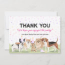 Search for puppy party thank you cards Puppies