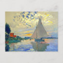 Search for sailboat postcards Claude monet