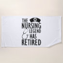 Search for retired beach towels Nurse