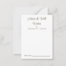 Search for minimalist wedding advice cards Elegant