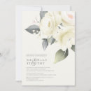 Search for white rose wedding invitations Watercolor floral