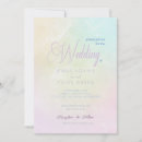 Search for pastel rainbow wedding invitations Modern