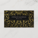 Search for mandala business cards Gold foil