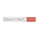 Search for funny christmas return address labels Naughty or nice