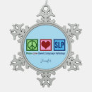Search for speech therapist ornaments Slp