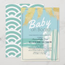 Search for beach baby shower invitations Tropical