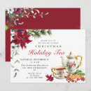 Search for tea holiday invitations Watercolor