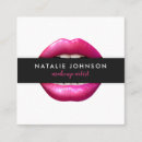 Search for lips business cards Makeup artist