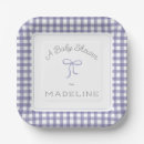 Search for purple gingham paper plates Classic