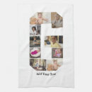 Search for photo collage kitchen towels Black and white