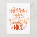 Search for vintage autumn postcards Pumpkin spice