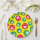 Search for yellow happy face plates Pattern