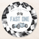 Search for car coasters Race car birthday