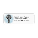 Search for silver return address labels Cross