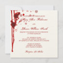 Search for vampire wedding invitations Red