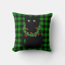Search for green and black pillows Buffalo plaid