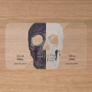 Search for half white half black business cards Professional