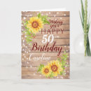 Search for sunflower birthday cards Rustic