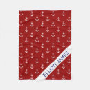 Search for red white and blue blankets Nautical