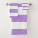 Search for purple and white bath towels Stripe pattern
