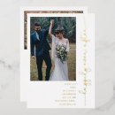 Search for wedding reception invitations Gold foil