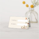 Search for floral wedding place cards Wildflower