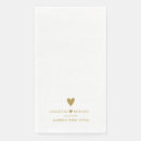 Search for happily ever after napkins Gold