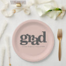 Search for pink graduation plates Class of 2025