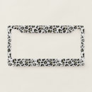 Search for leopard license plate frames Jaguar