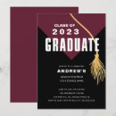Search for maroon and gold graduation invitations University