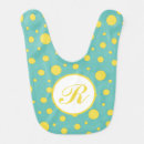 Search for monogram baby bibs Yellow