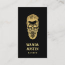 Search for skull business cards Salon