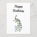 Search for peacock birthday cards Unique
