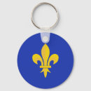 Search for fleur de lis keychains French symbol