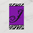 Search for zebra print business cards Pattern