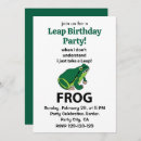 Search for frog and toad invitations Ribbit
