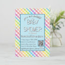 Search for pastel rainbow baby shower invitations Digital