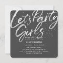 Search for girls only party invitations Chic