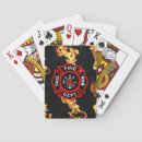 Search for fireman playing cards Volunteer