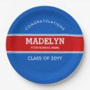 Search for red and blue graduation plates Graduate