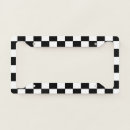 Search for black and white checkered plates Abstract