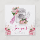 Search for cleaning services business cards House cleaner