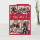Search for 6 photo christmas cards Typography