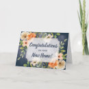 Search for congratulations on your new home postcards Floral
