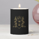 Search for gold and black candles Crest