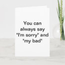 Search for im sorry cards Relationship