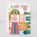 Search for water park birthday invitations Let's make a splash