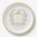 Search for monogram paper plates Crest