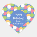 Search for happy birthday name stickers Whimsical
